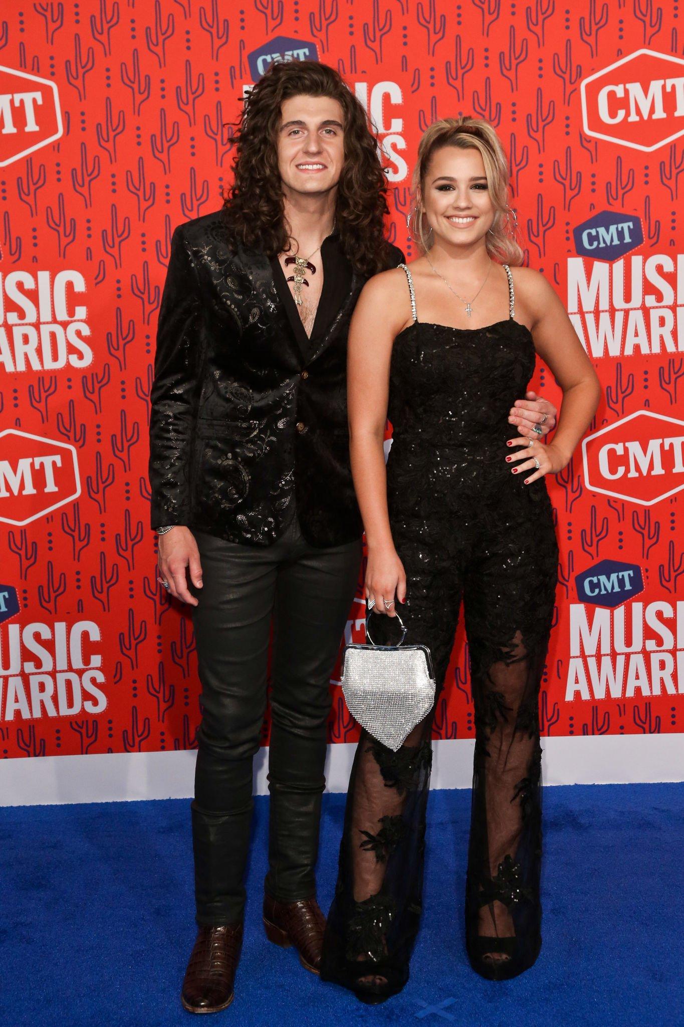 Gabby Barrett and Cade Foehner at the CMT Music Awards on June 5, 2019.
