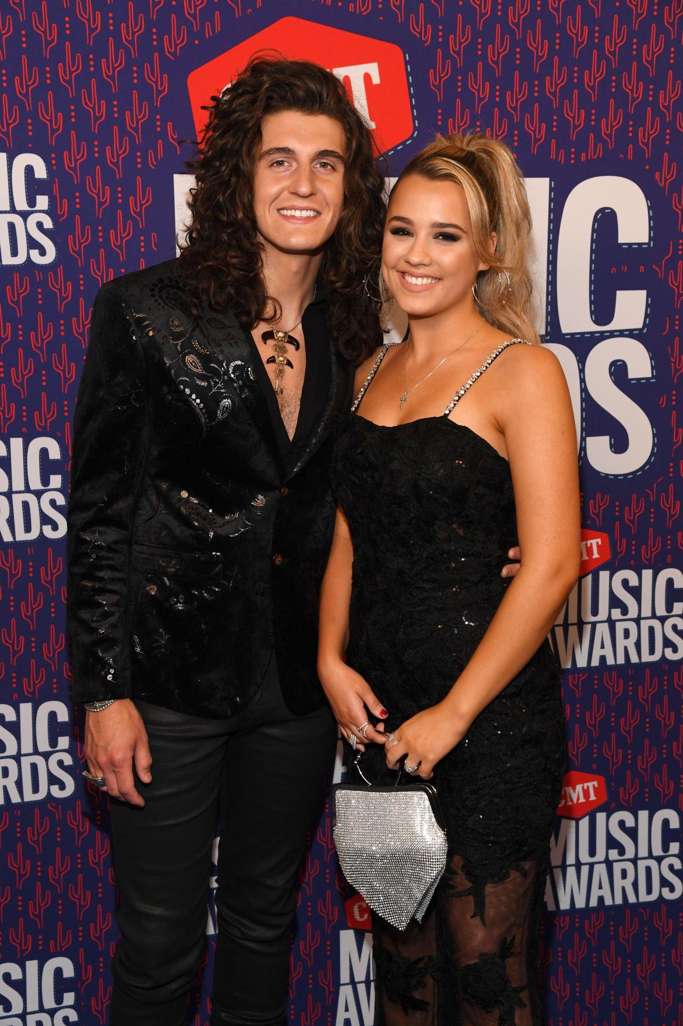 Gabby Barrett and Cade Foehner at the CMT Music Awards on June 5, 2019.
