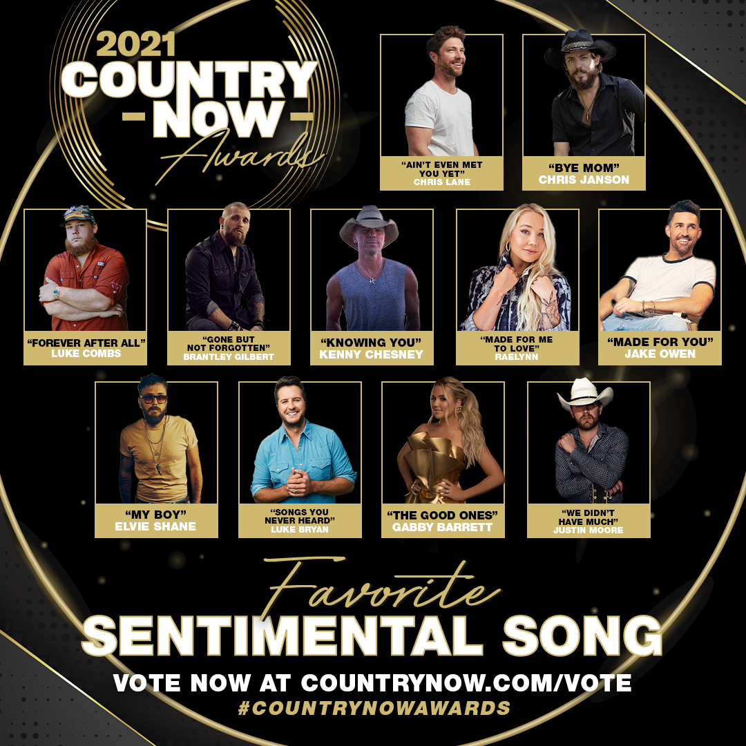 Gabby Barrett nominated for Favorite Sentimental Song ("The Good Ones") at the 2021 Country Now Awards