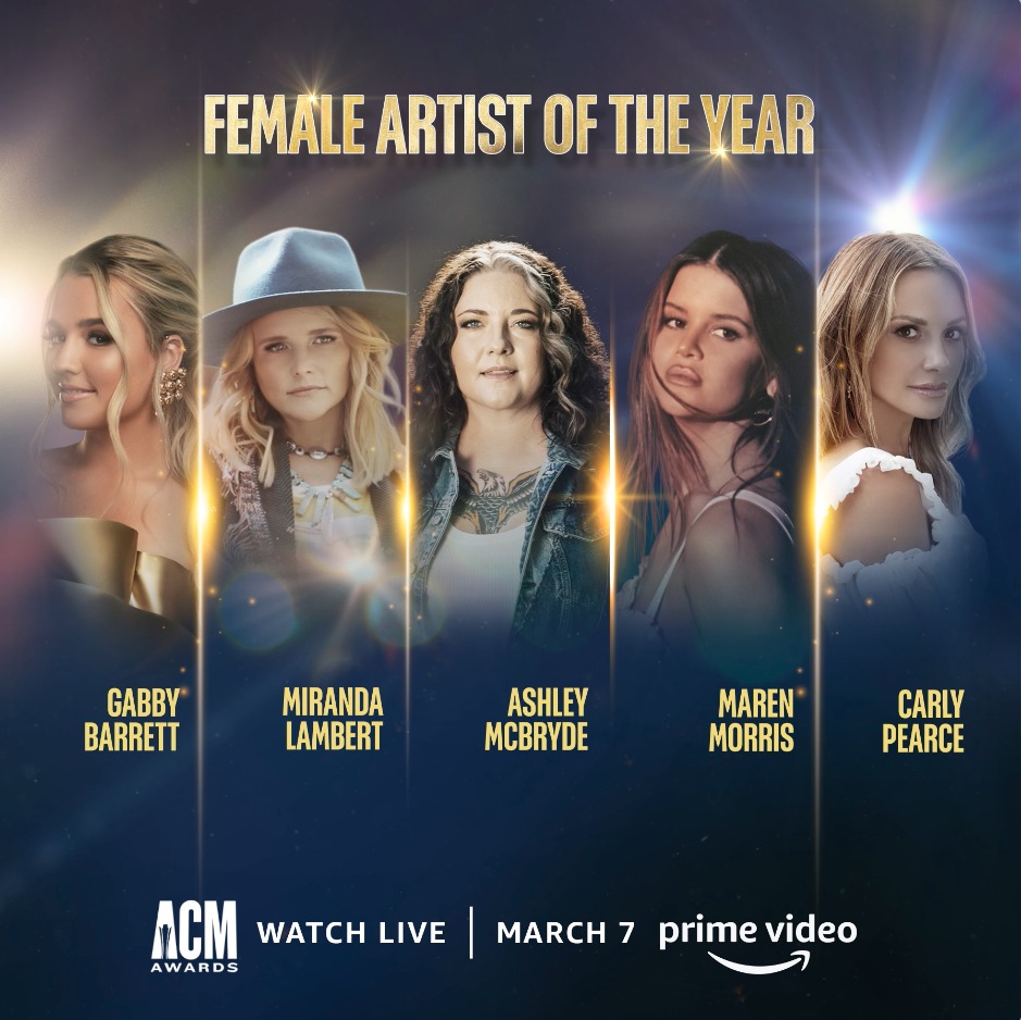Gabby Barrett earned 57th ACM Awards nomination for Female Artist of the Year.
