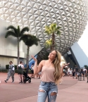 Gabby Barrett at Walt Disney World on September 21, 2019