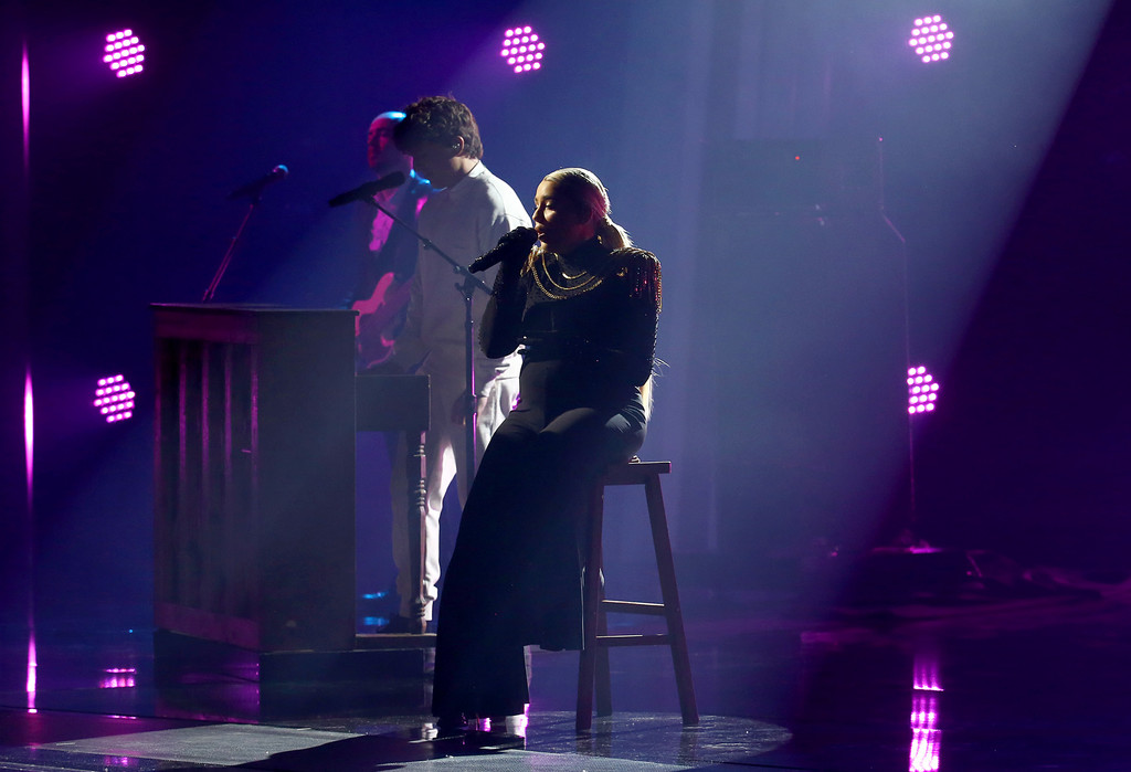 Gabby Barrett and Charlie Puth performing "I HOPE" Live at the 2020 CMA Awards on November 11, 2020
