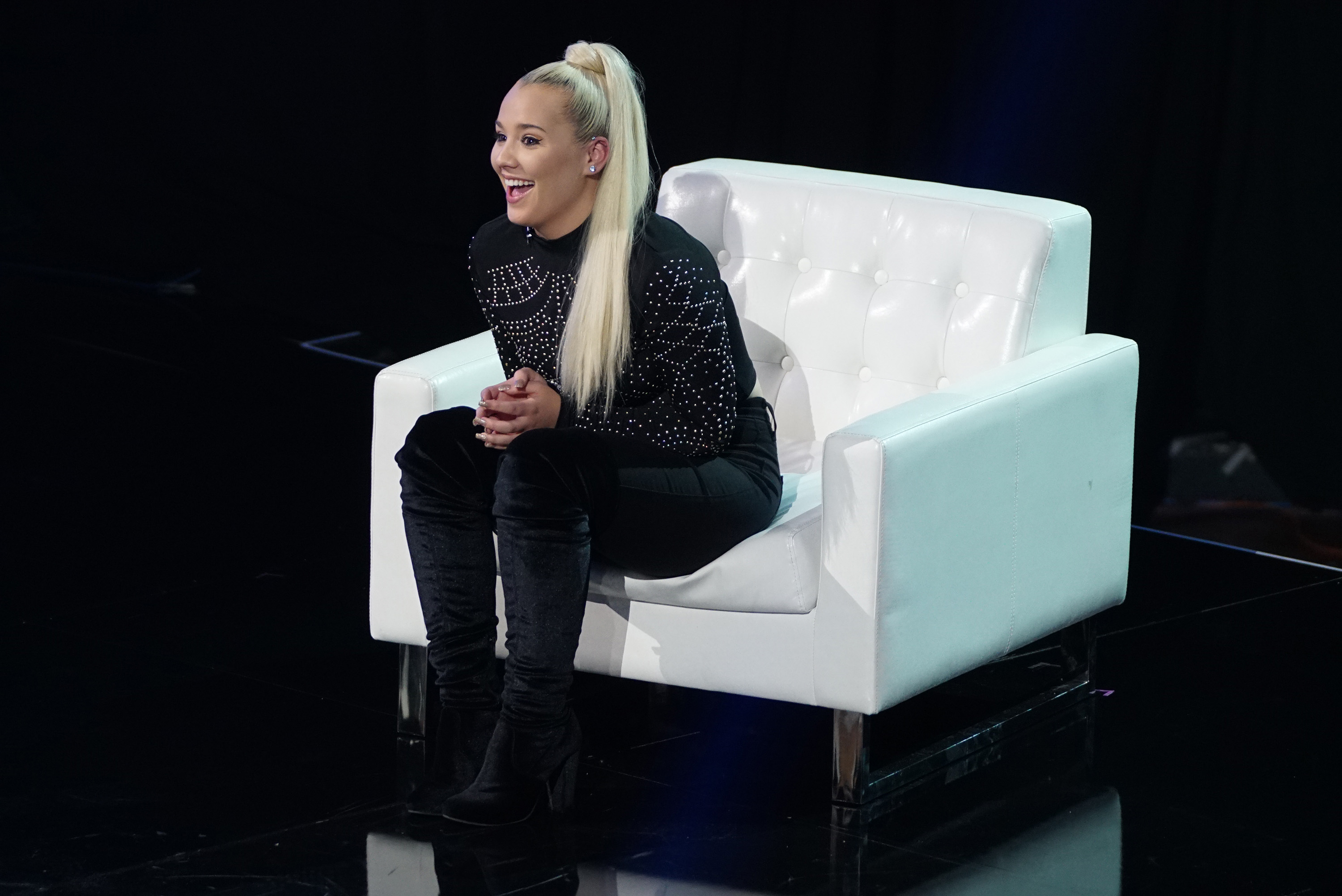 Gabby Barrett on American Idol during the final judgement which aired on ABC on April 2, 2018.
Photo credit: American Idol
