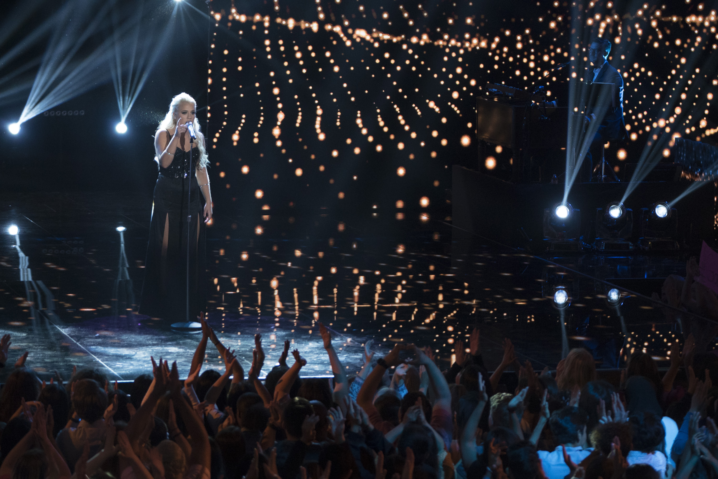 Gabby Barrett on American Idol which aired live on ABC on May 6, 2018.
Photo credit: American Idol
