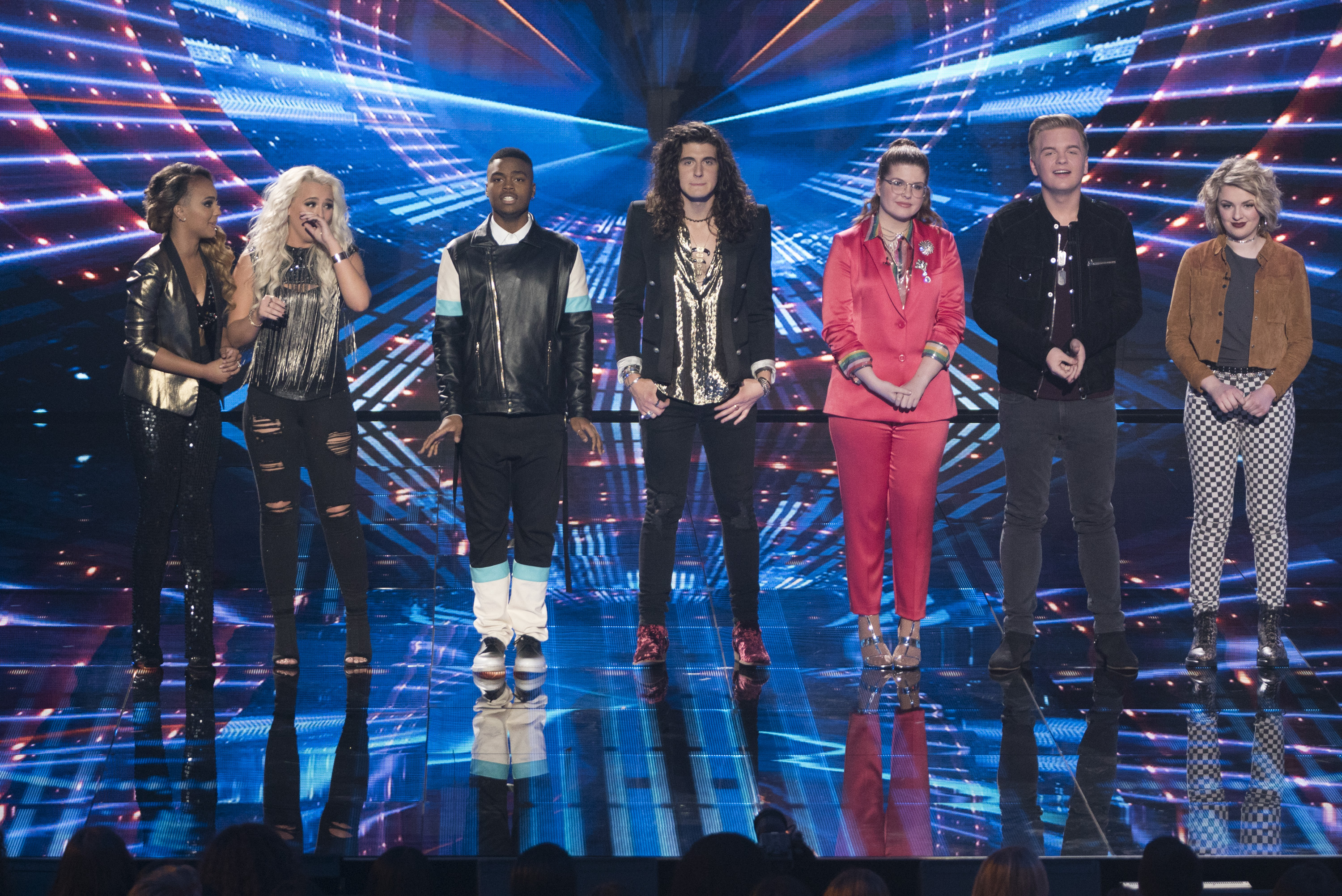 Gabby Barrett and the Top 7 on American Idol which aired live on ABC on May 6, 2018.
Photo credit: American Idol
