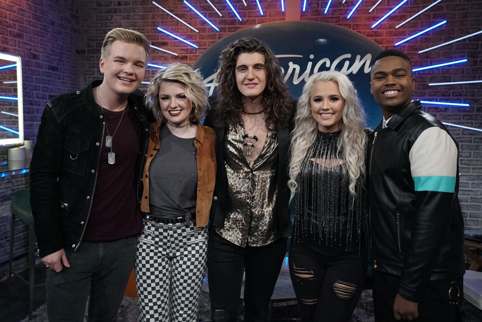 Gabby Barrett and the Top 5 backstage at American Idol on May 6, 2018.
Photo credit: American Idol
