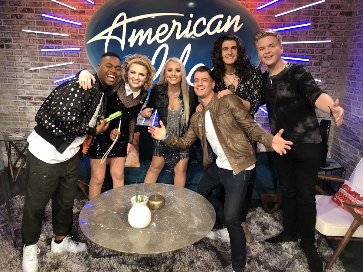 Gabby Barrett and the Top 5 backstage at American Idol on May 13, 2018.
Photo credit: American Idol
