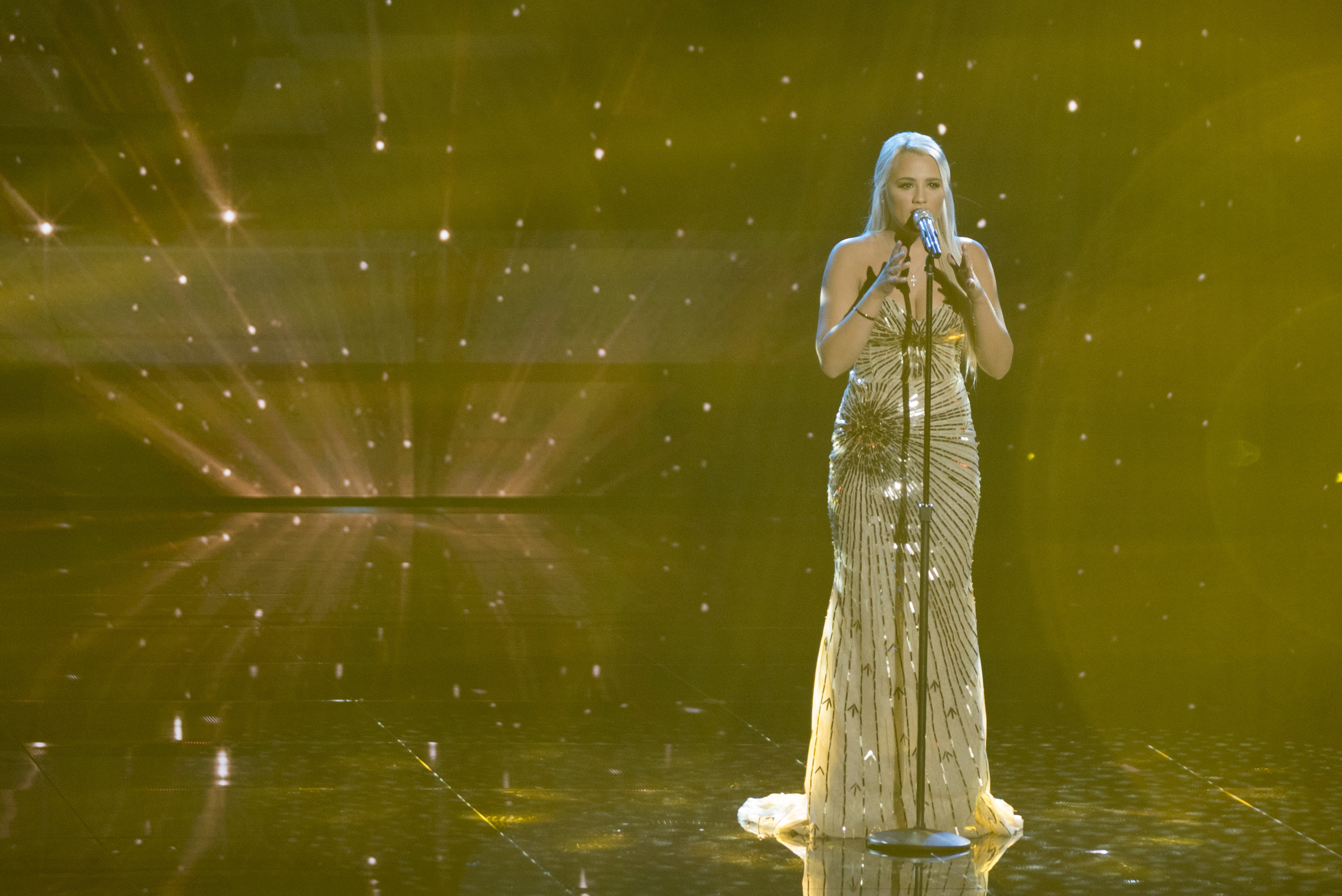 Gabby Barrett on American Idol which aired live on ABC on May 13, 2018.
Photo credit: American Idol
