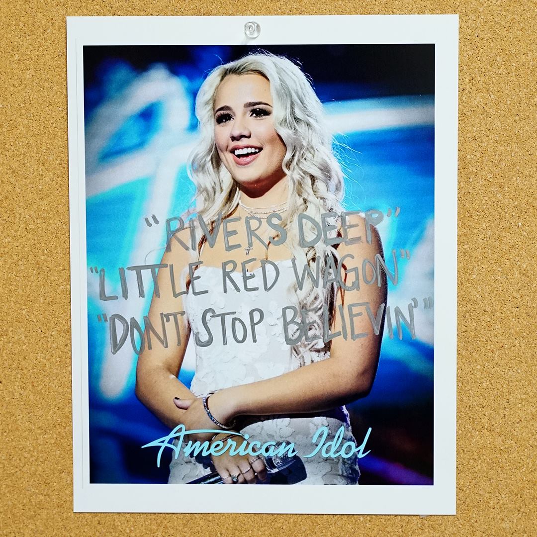 Gabby Barrett's Top 3 song list on American Idol on May 20, 2018.
Photo credit: American Idol
