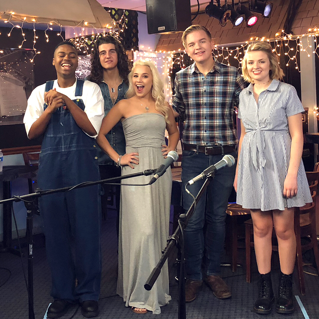 Gabby Barrett and the Top 5 at The Bluebird Cafe in Nashville, TN on May 10, 2018.
Photo credit: American Idol
